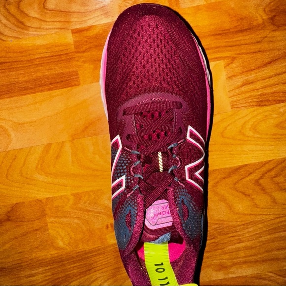 New Balance Fresh Foam X More v3 Shoes Women Sz SS (8.5?) Burgundy Running Read - Picture 12 of 13